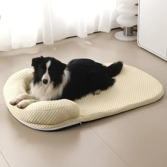 Pet Ice Cooling Mat Breathable Gel Self-Cooling Pad Washable Waterproof Dog Cat Bed for Small Medium Large Summer Cooling