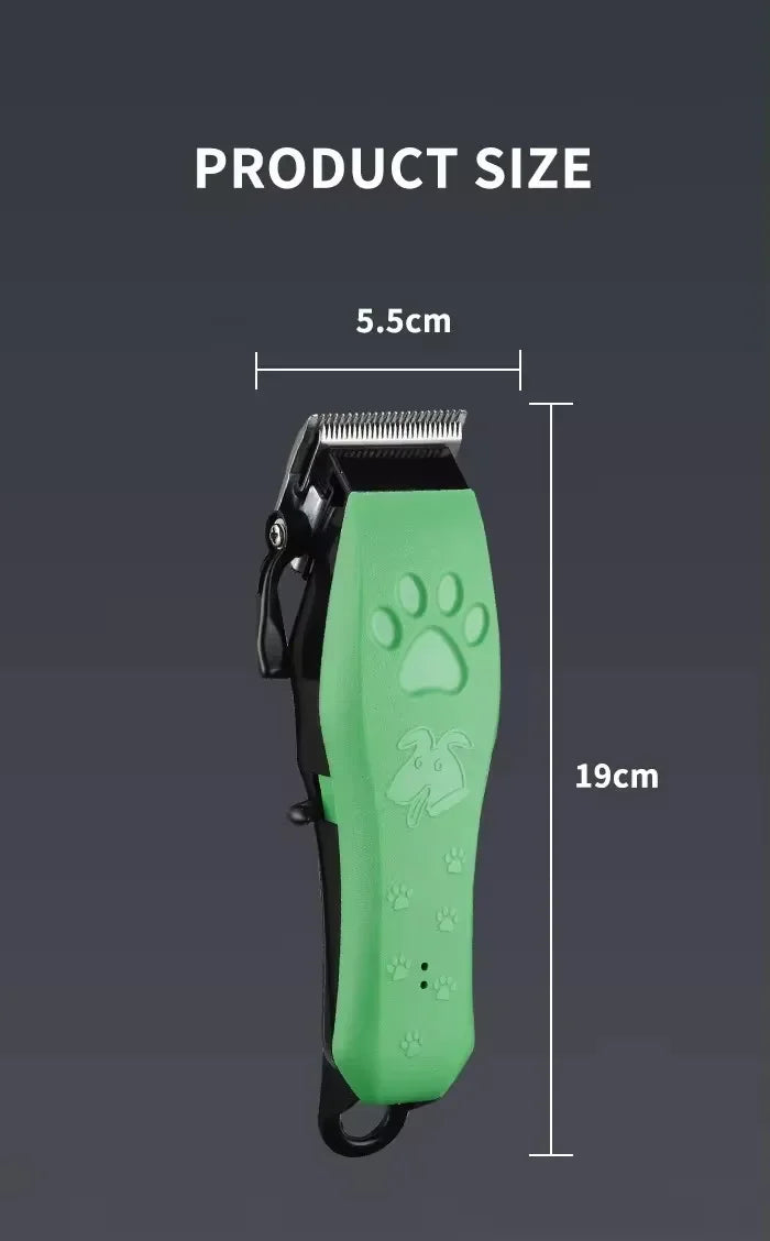 Pet Grooming Hair Clippers Rechargeable Cat Hair Trimmer for Dogs Adjustable Professional Electric Rechargeable Cat Shaver