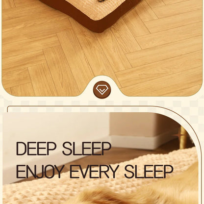 HOOPET winter Warm Dogs Sleeping Bed Soft Fleece Pet Blanket Detachable Cat Puppy Mat Cushion for Small Medium Large Dogs