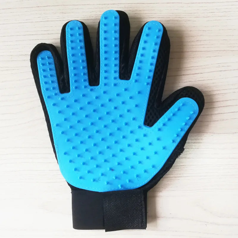 1PC Cat Hair Remove Gloves Rubber Pet Beauty Cleaning Grooming Effective Massage Dog Combs Floating Brush 6 Color