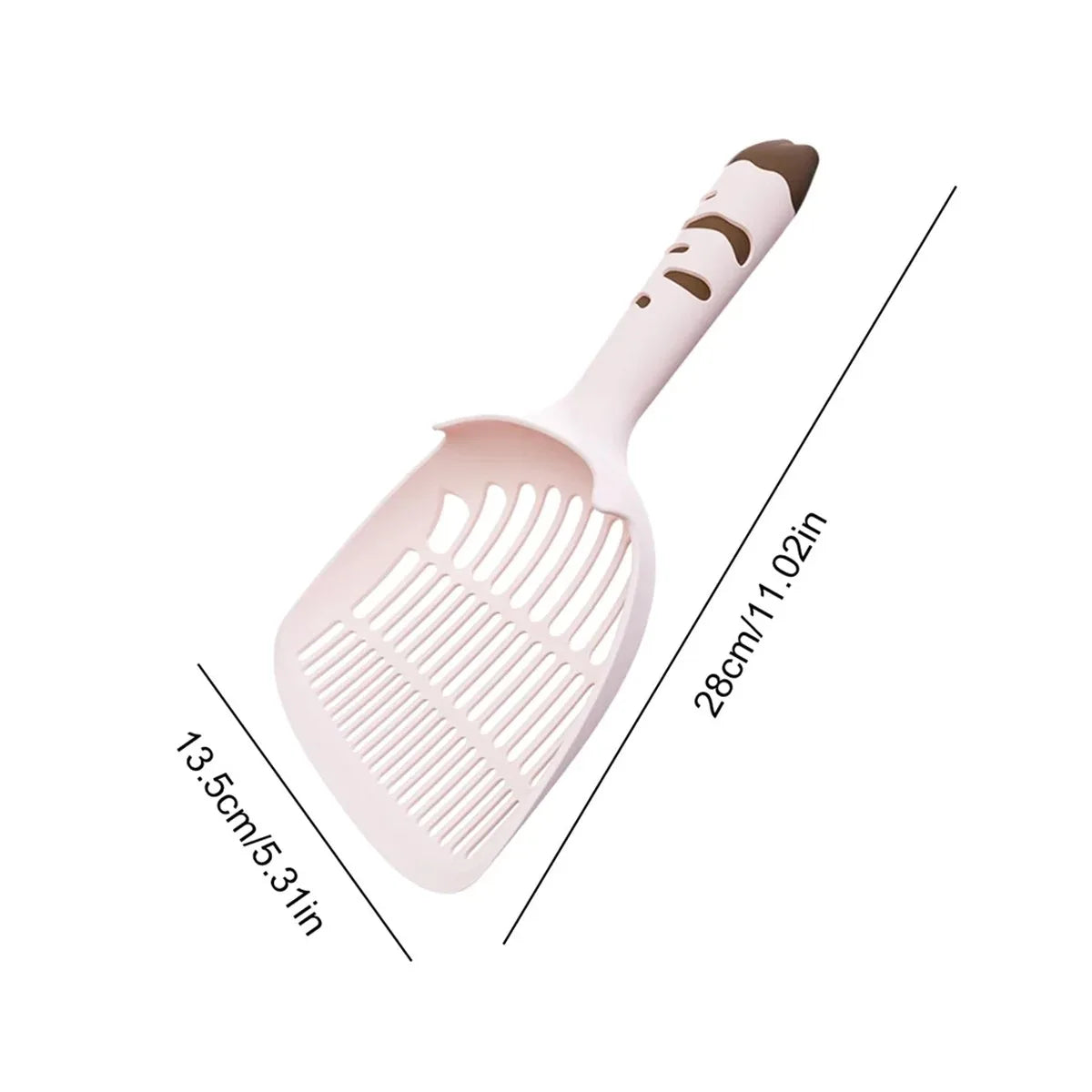 Cat Litter Shovel Scoop Plastic Pet Toilet Poop Artifact Garbage Sand Shovel Pet Cleaning Artifact Dog Shovel Pet Cleaning Tool