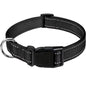 Reflective Dog Collar Strap With Adjustable Safety Nylon Pet Collar Pet Traction Rope Suitable For Small And Medium-Sized Pets