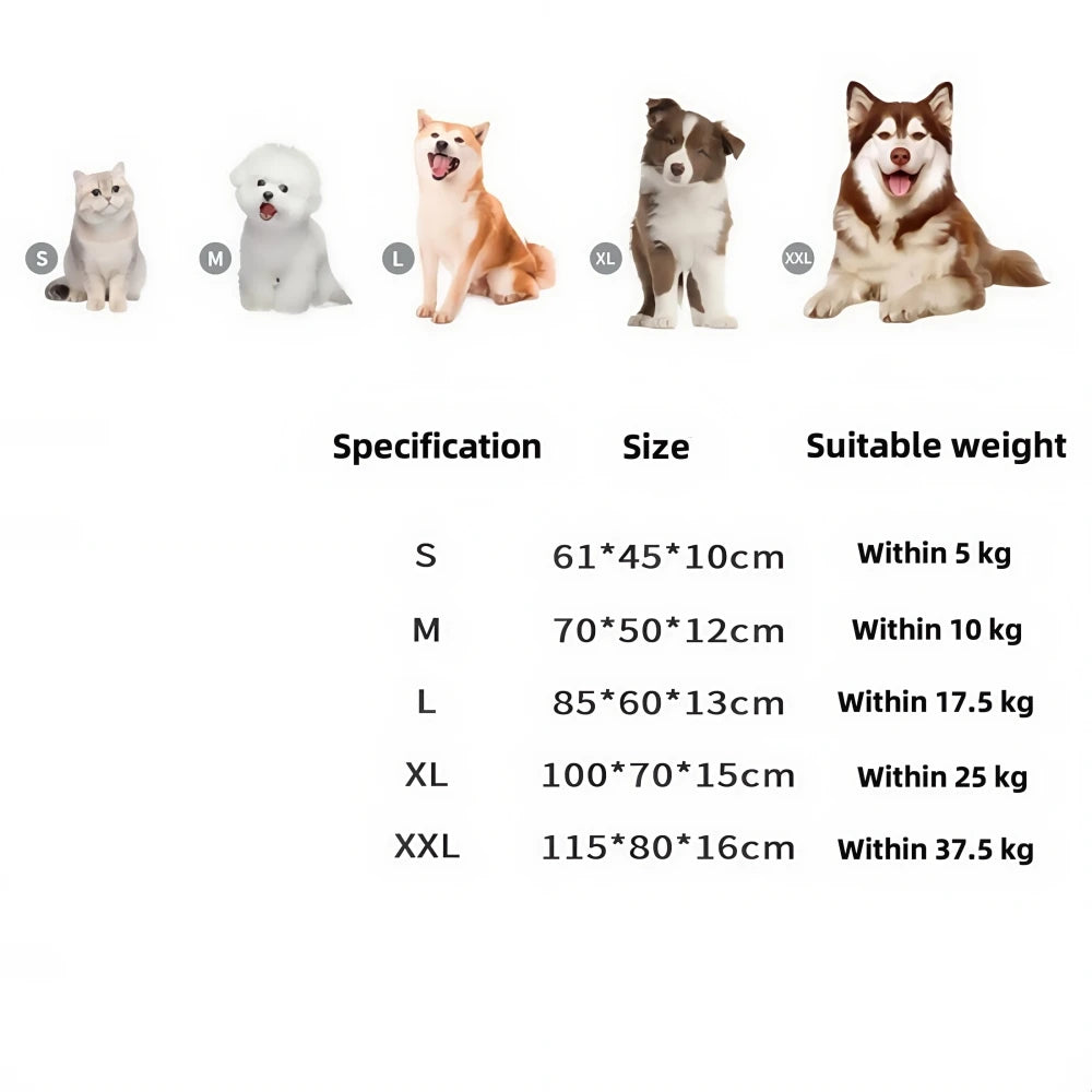 All Seasons Universal Pet Bed Dog and Cat Nest Scratch-Resistant and Bite-Resistant Removable and washable Sleeping Pad