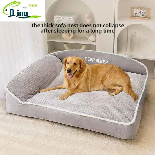 New Cat Bed Dog Pet Bed Kennel Non-Slip Winter Warm Small Dog Kennel Sleeping Removed Washed Soft Puppy Cushion Cat Supplies