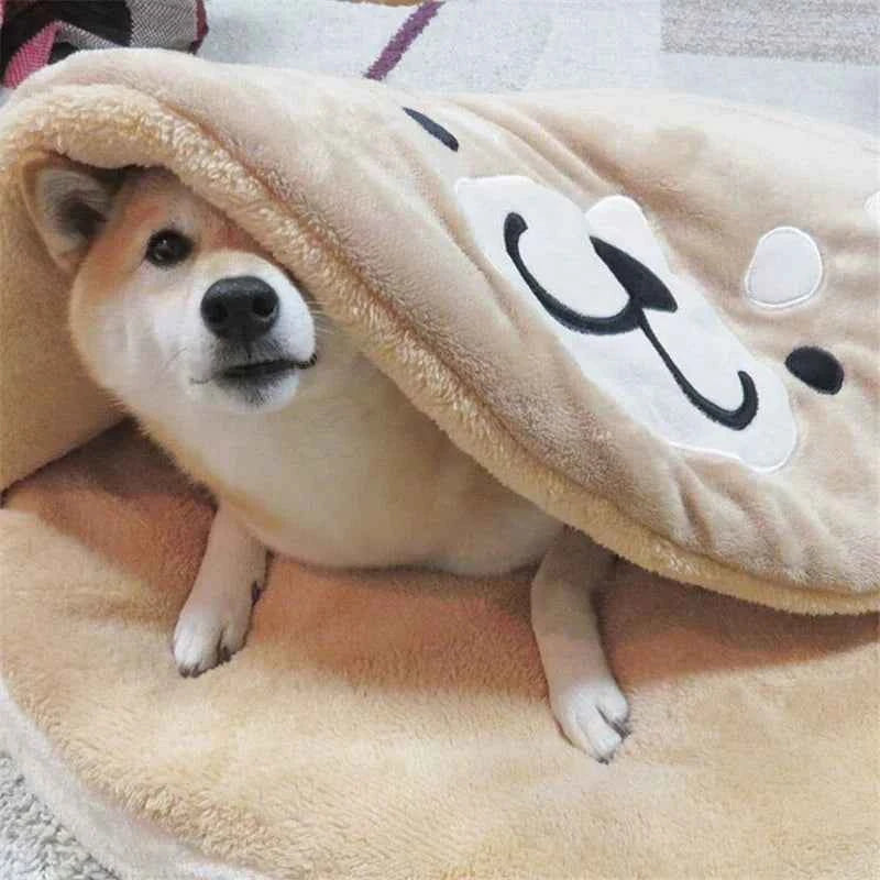 Lovely Warm Dog Bed Pet Basket Cat House Sofa for Medium Large Dog Sofa Bed Cushion Dog Bed House Pet Supplies Accessories