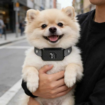 Smart Anti-Bark Dog Collar with Digital Screen, Automatic Bark Detection, Precise Control and Gentle Training Modes for Dogs