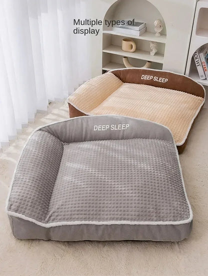 Pet Bed for Dog Winter Bedding Dogs Halloween Cats Christmas Sofa Warm Small Baskets Puppy Medium Large Pets Accessories Blanket