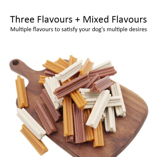 Dog Dental Chew Sticks – Fresh Breath Training Treats for Puppies & Adult Dogs (265g) - Pet Suppie
