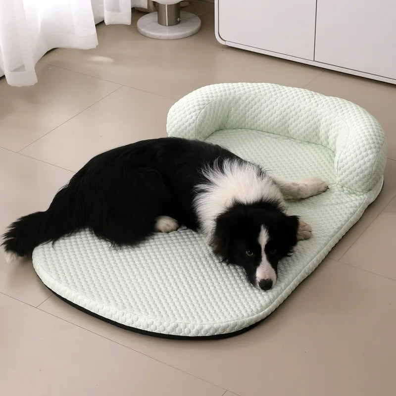 Pet Ice Cooling Mat Breathable Gel Self-Cooling Pad Washable Waterproof Dog Cat Bed for Small Medium Large Summer Cooling