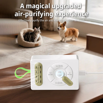 1PC, Pet cat air purifier, built-in sensor, automatic stop and run, USB power supply, purified air, clean air, fresh air, purifi