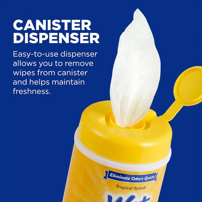 Dog Wipes with Baking Soda, Tropical Splash Scent - 50 Count