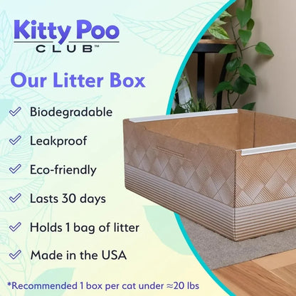 Health Indicating Cat Litter 2Bag NonClumping Lightweight with Disposable 2Pack Cat Litter Box Non Clumping Super Absorbent Odo