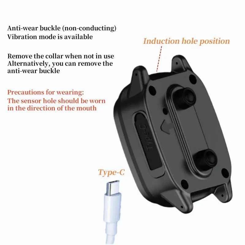Waterproof Dog Bark Collar,Rechargeable Anti-Bark Collar For Dog Stop Barking,Dog Vibration Training Collar For Small,Medium Dog