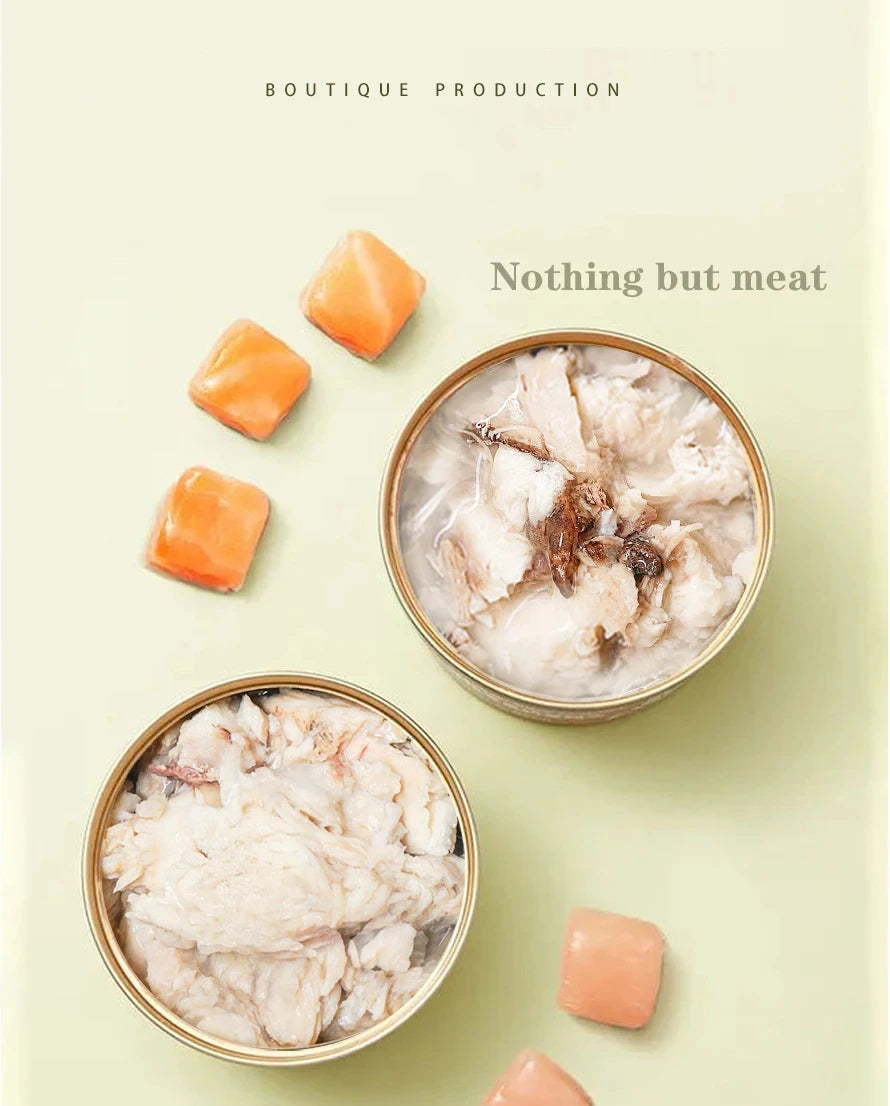 Canned cat snacks canned dog beef canned chicken canned pet wholesale pet snacks