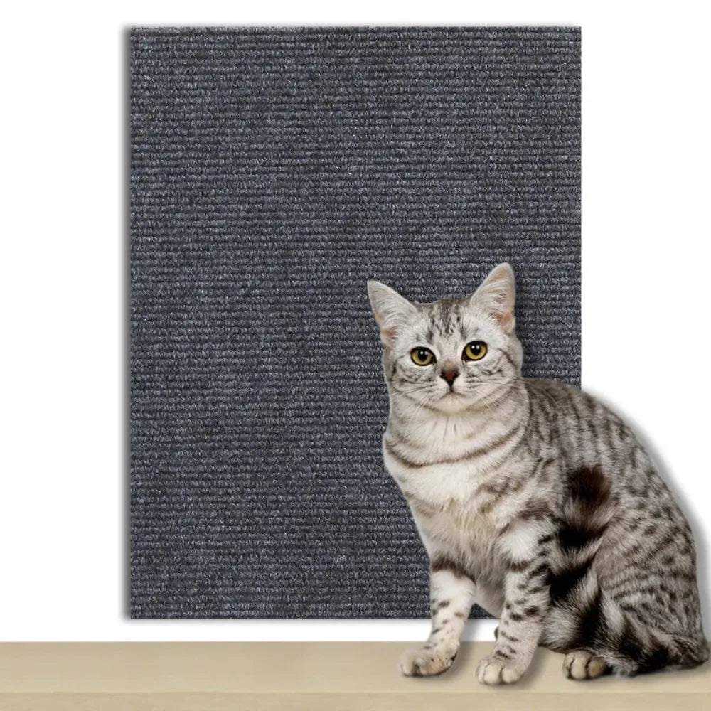 PLOVG Wall Self-Adhesive Anti Cat Scratch Sofa DIY Cats Scratch Protection Paws Sharpen Trimmable Carpet Cats Scratch Board ﻿