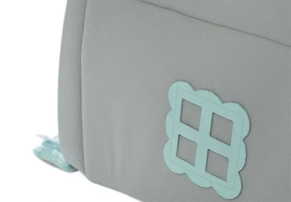 Closed Dog House with Door Curtain Winter Windproof Nest for Dogs Cats Outdoor Portable Cat Tent Dog Villa Sleep Kennel Cat Mat