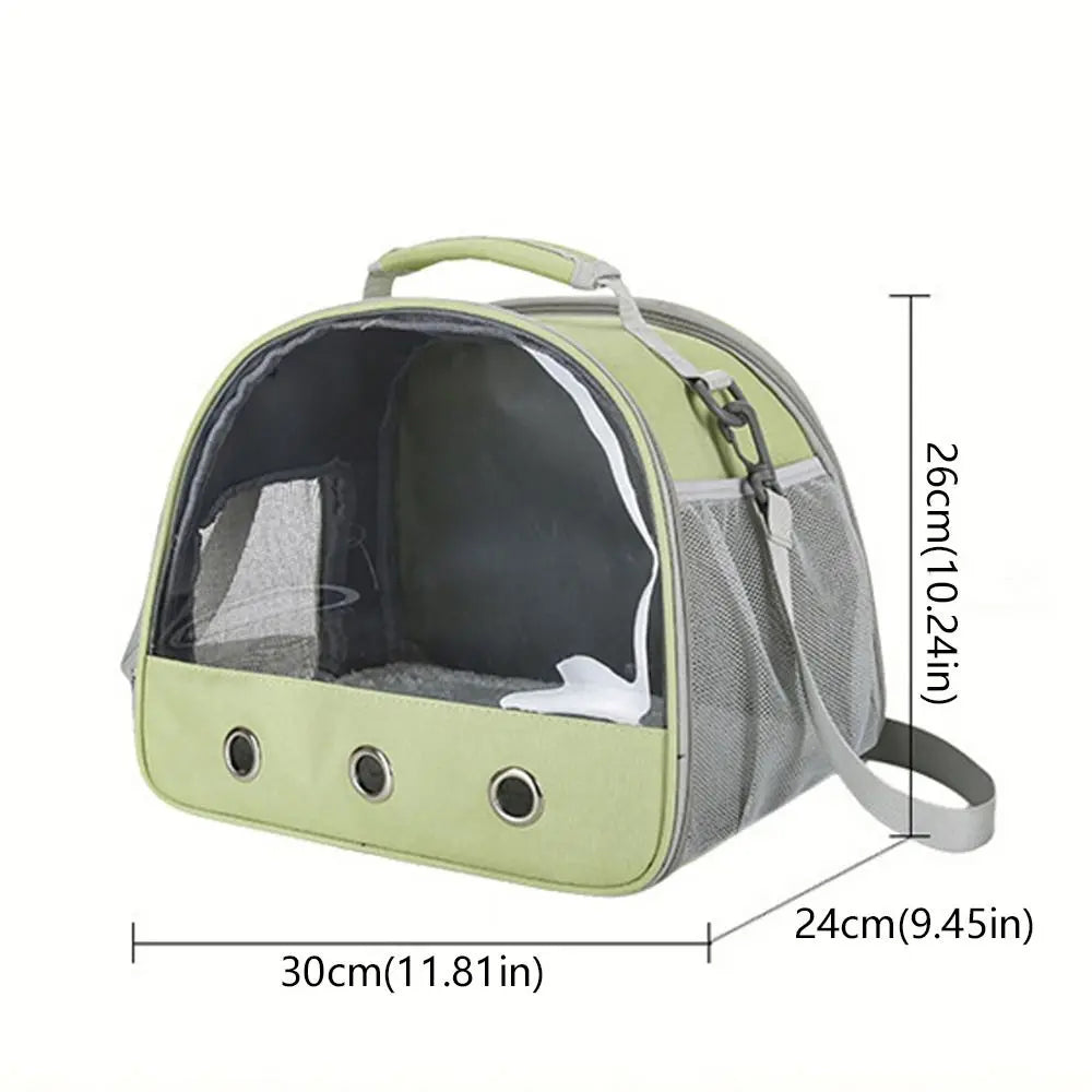 Creative Breathable Portable Parrot Travel Bag Foldable Large Capacity Parrot Carrier Bag Comfortable Bird Backpack Pet Supplies