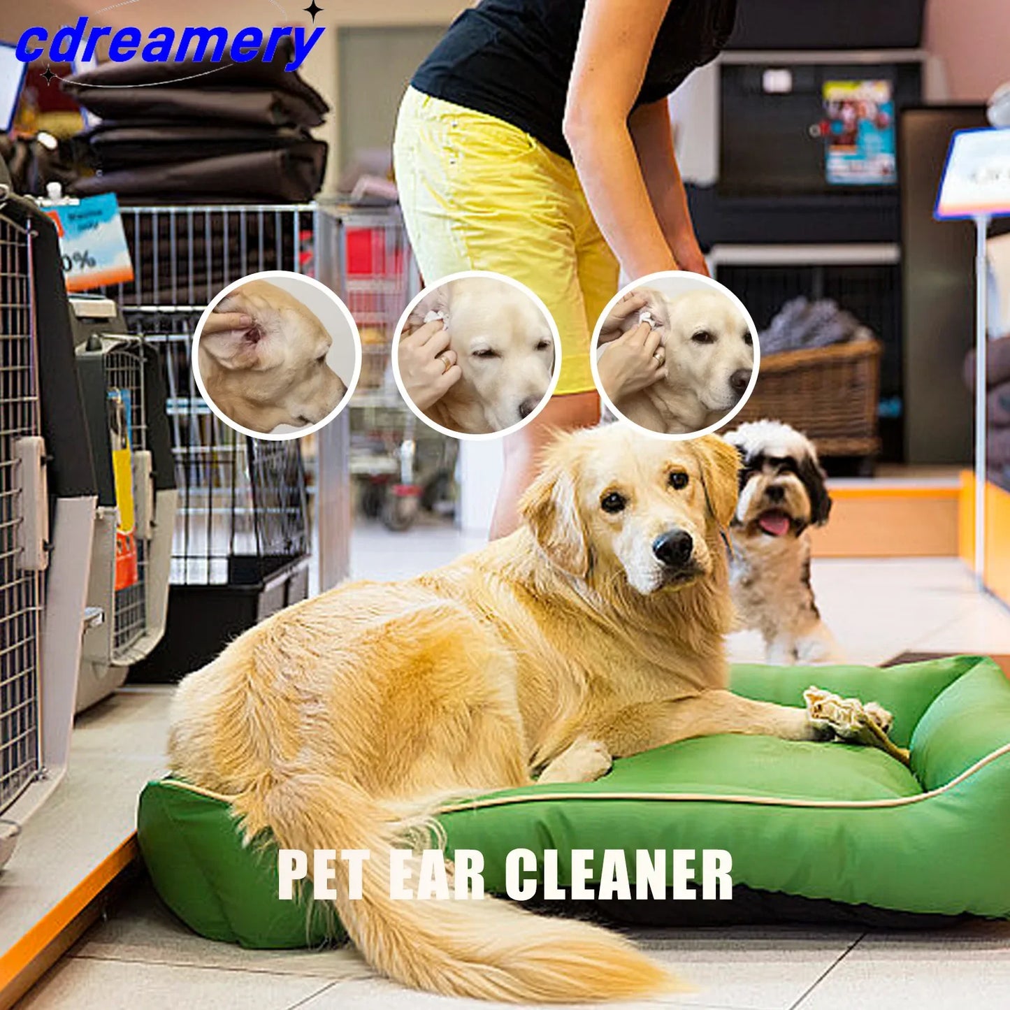 CDY  ear droppings, and ear drops. Suitable for cats and dogs to relieve itching and clean the ear canal