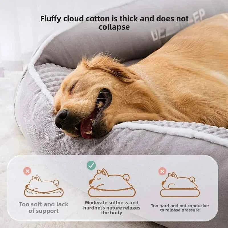 New Cat Bed Dog Pet Bed Kennel Non-Slip Winter Warm Small Dog Kennel Sleeping Removed Washed Soft Puppy Cushion Cat Supplies