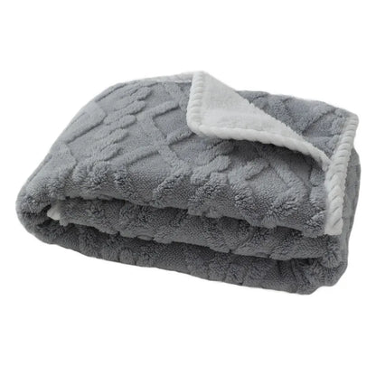 Dog Cat Blankets Mat Warm Winter Dogs Puppy Cushion Pet Fleece Blanket Warmly for Cats Small Medium Large Dogs Bed Mat