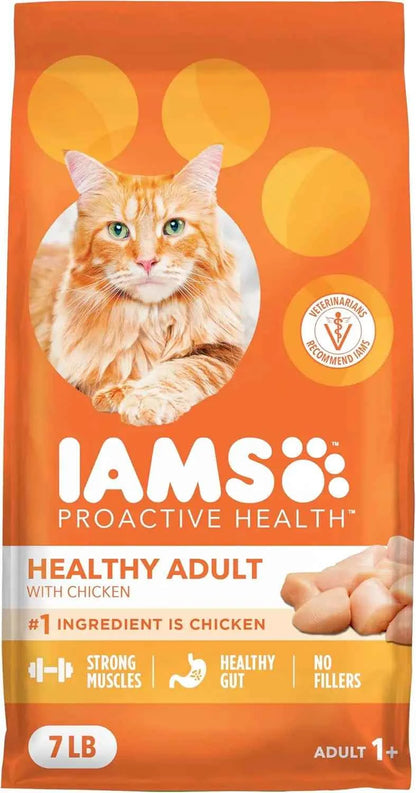 Proactive Health Dry Cat Food for Adult Cats, Chicken Recipe, 7 lb Bag