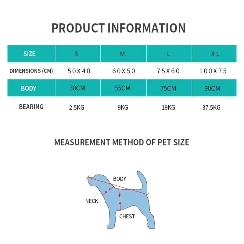 Bite-Resistant Washable Pet Bed - Winter Warm Removable Plush Cushion Large Dog Kennel Sofa Mat & Cat Sleeping Bag for Pets