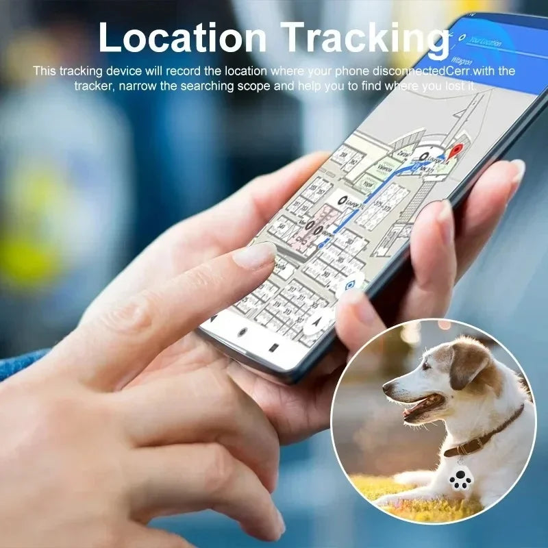 Pet Anti-lost Smart GPS Tracker Key Kids Bag Finder Dog Cat Pet for IOS/ Android Locator Bluetooth Tracker Device Reminder