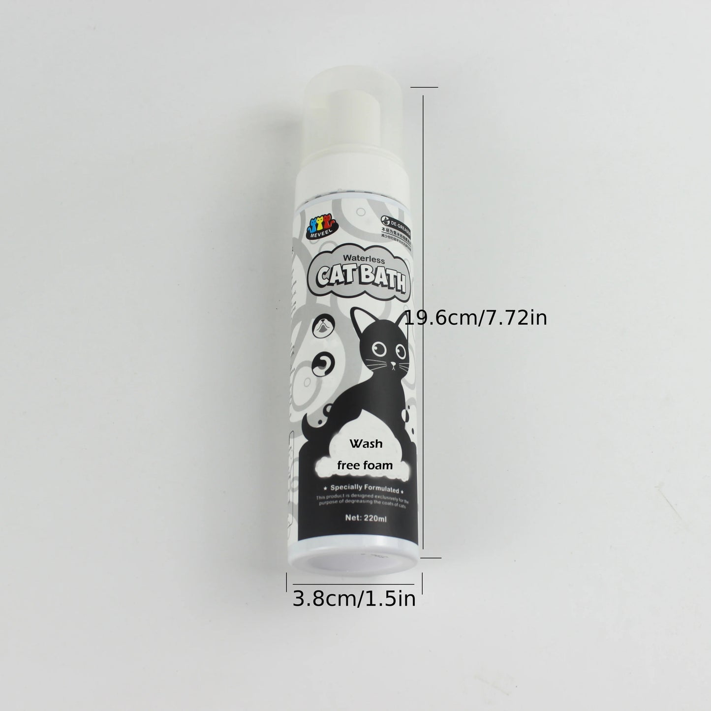 Sphinx Cat Pet Shampoo Oil Control Degreasing Bath Lotion Moisturizing Devons Finx Cat Free foam