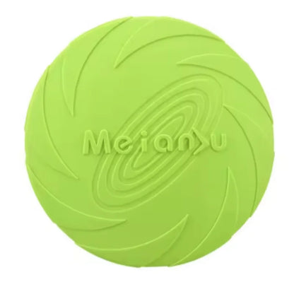 Pet Dog Flying Disk Toy Silicone Material Environmentally Friendly Anti-Chew Dog Puppy Interactive Training Pet Supplies E2