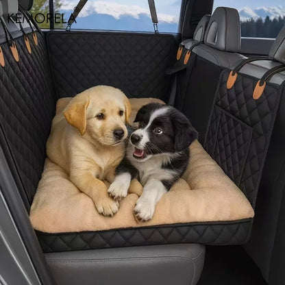 Winter Dog Car Seat Mat, Thick Warmth & Non-Slip Bottom, For SUV Sedan Truck Bed Mat for Winter & Road Trips, Machine Washable