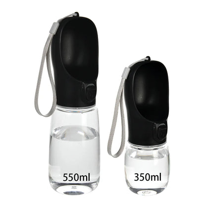 Portable Dog Water Bottle for Small Big Dogs Bowl Outdoor Walking Pet Travel Water Dispenser Feeder with Lanyard Puppy Supplies