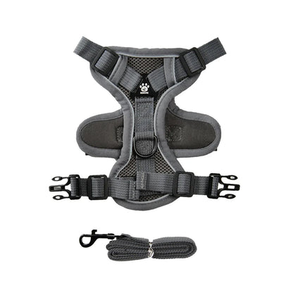 Cats Harness Leash For Small Dogs Cat Outdoor Reflective Adjustable Puppy Kitten Traction Device Tactical Training Pet Supplies