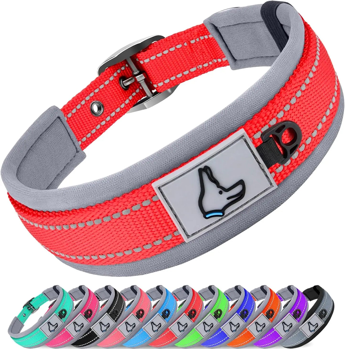 Solid Dog Collars Nylon Dog Collar For Small Medium Large Dogs Teddy Keji Pitbull Bulldog Beagle