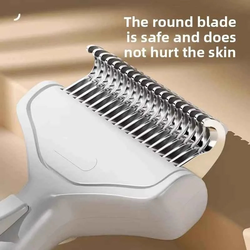 Stainless Steel Dog Hair Removal Brush Comb Pet Hair Remover Brush For Dogs Grooming Tools Pets Dematting Comb Dogs Accessories