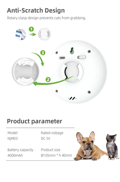 Smart Cat Odor Purifier 4000mAh Rechargeable For Cat Litter Box Deodorizer Pet Toilet Air Purifier Dog Cat Litter Deodorant