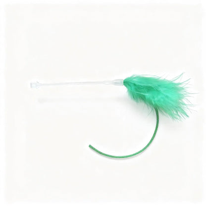 Electric Cat Interactive Hide and Seek Game Pet Toy with Moving Concealed Wand Feather Chargeable Automatic Cats Teaser Toy