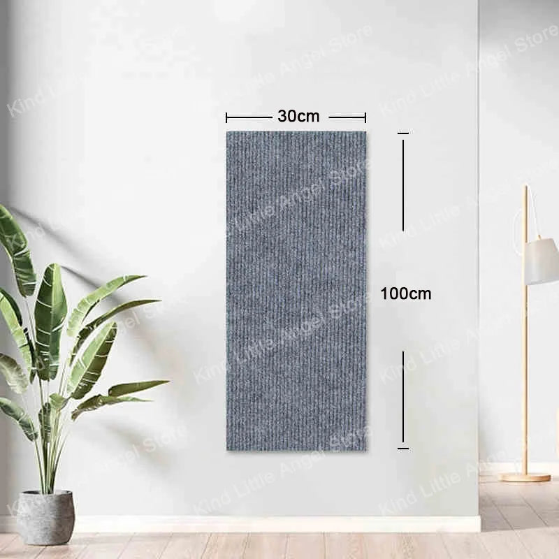 Cat Scratcher Sofa Protector Cats Scratcher Pad Board Protection Trimmable Self-adhesive Carpet Corner Wall DIY Cat Scratch Mat