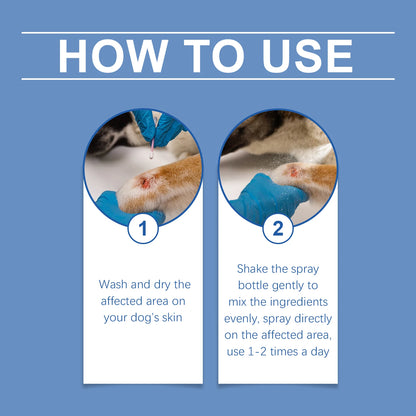 YEGBONG 100ML Dog Care Spray Gentle Cleaning Plant Extracts Skin Nourishing Vet Recommended Multi Purpose for All Breed All Life