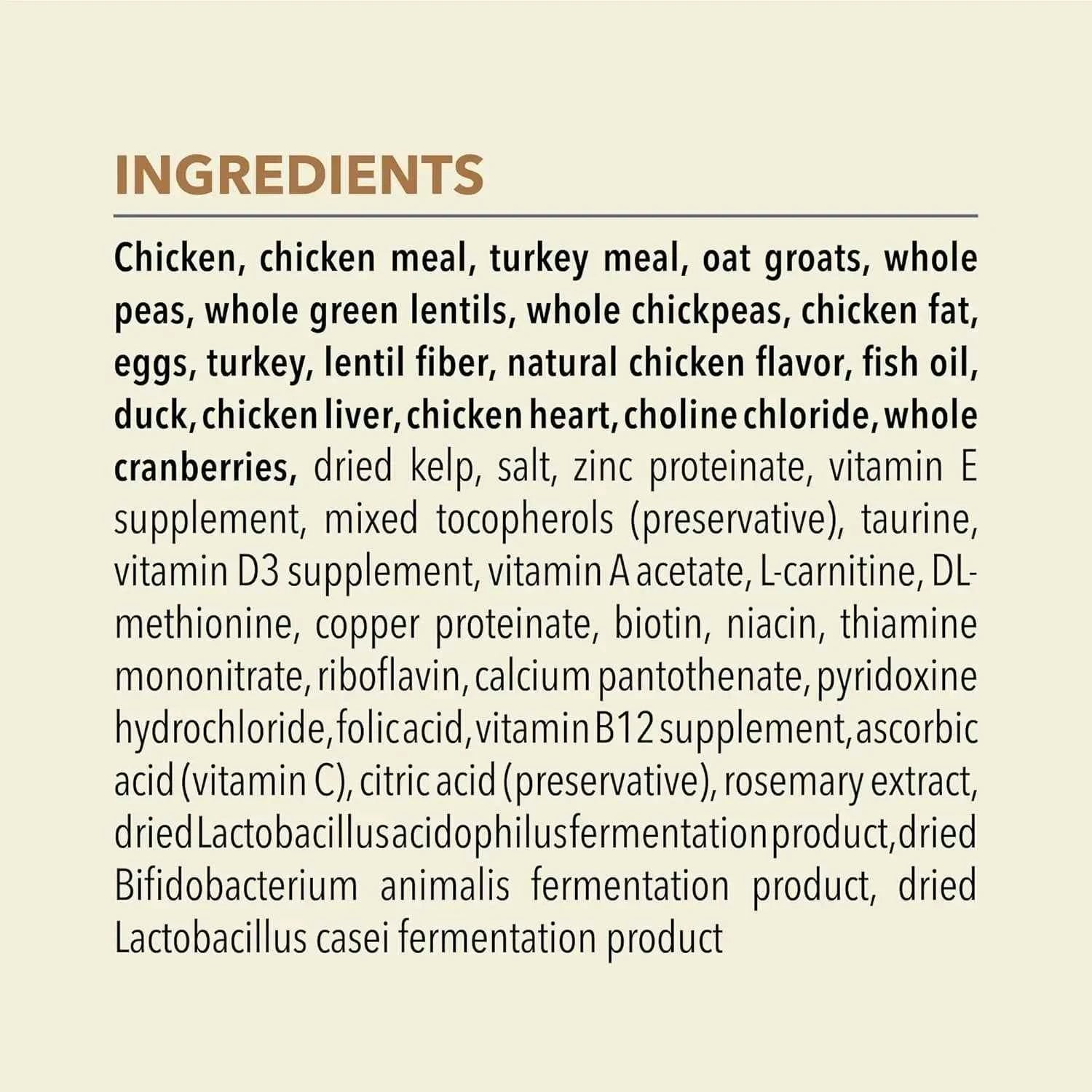 Premium Senior Cat Food with Chicken, Turkey & Duck, 4lb Bag for Aging Felines