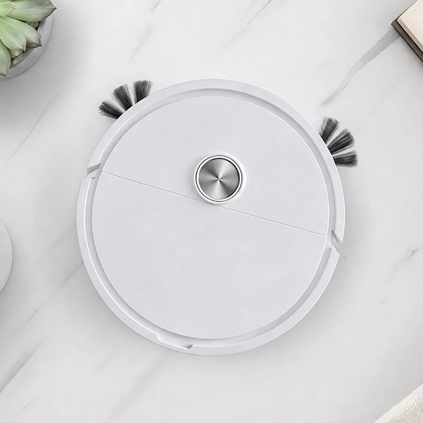 3 In 1 Multi Function Sweeping Cleaners Lightweight Compact Car Robot Vacuum Automatic Obstacle Avoidance for Car&Home Cleanings