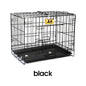 HOOPET Dog Cage Collapsible Indoor Pen Folding Exercise Crates Small Large  Dog Cage Metal Kennels Dog Crate