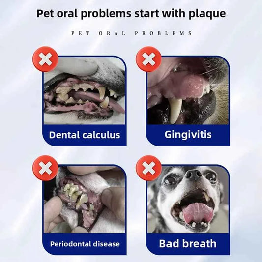 PetClear 120g Milk Flavor Pet Toothpaste - Remove Tartar, Clean Teeth, Freshen Breath, Reduce Plaque for Pets