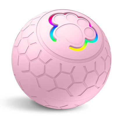 Smart Dog Toy Ball Electronic Interactive Pet Toy Ball USB Automatic Bouncing Rolling Toy Ball With RGB Lights Puppy Cat Product