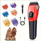 Pet Clipper Professional Dog Hair Trimmer Cat Grooming Shaver 7500/min LED suitable for large, medium, and small pets Trimmers