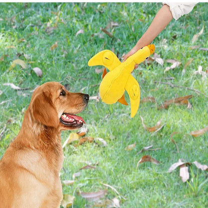 Quacky Delight Snack Dispenser - Squeak Toys for Puppy Training, Interactive Play,  Mental Stimulation - Durable, Easy-to-Clean