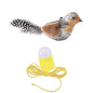 Hot lifelike Bird Vivid Cat Toys Pet Catnip Simulation Molding Cat Teaser with Feather Soft Plush Fabric Toys for Kitten