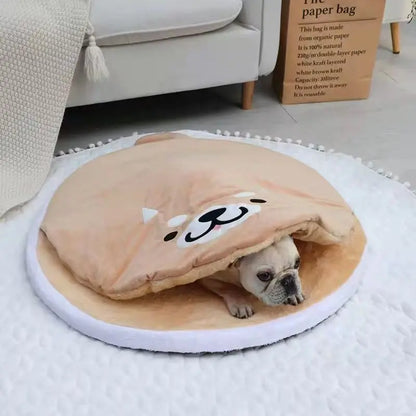 Lovely Warm Dog Bed Pet Basket Cat House Sofa for Medium Large Dog Sofa Bed Cushion Dog Bed House Pet Supplies Accessories