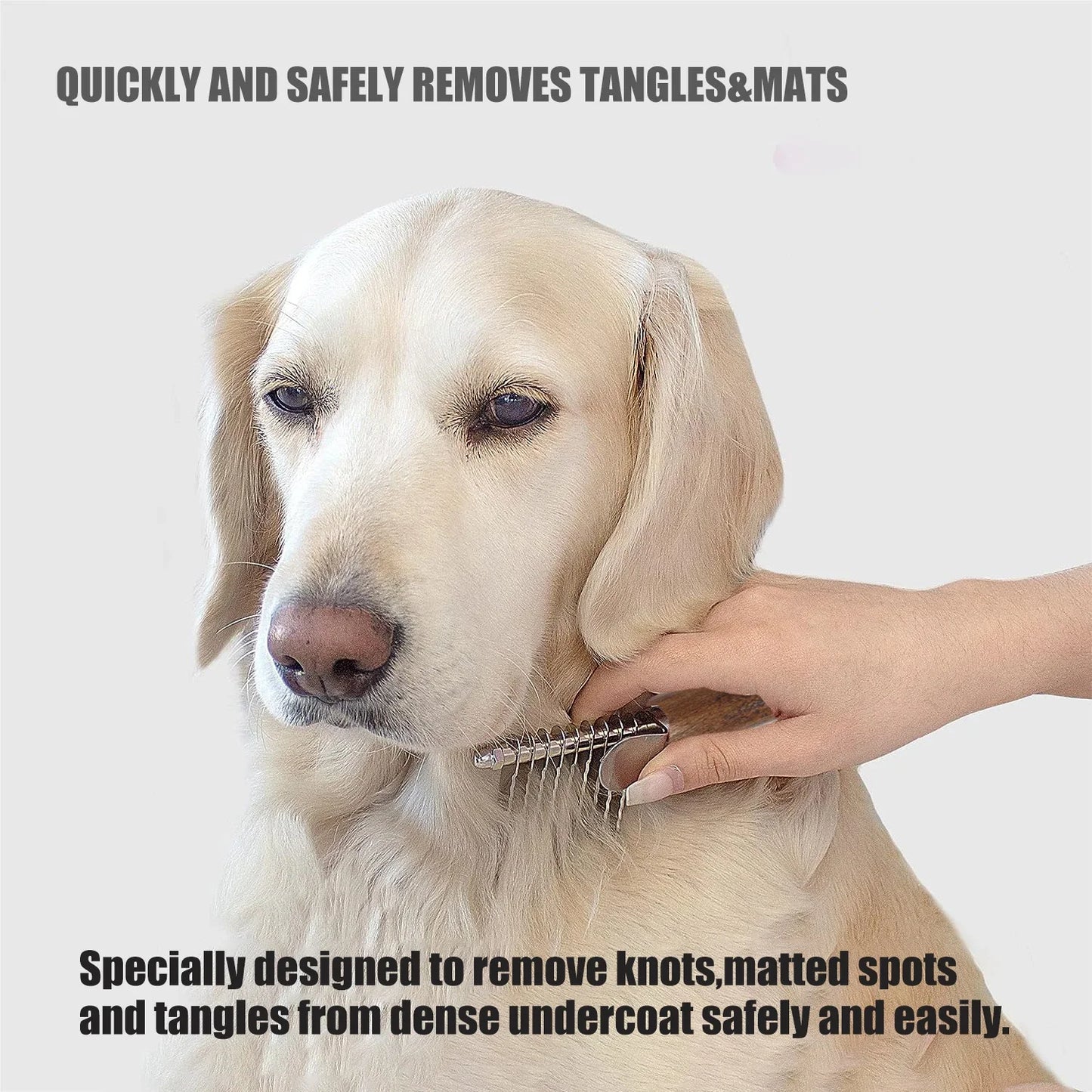 Curved Pet Knot Comb Dog Comb Dog Comb Cat Beauty Hair Removal Cat Comb Pet Supplies  Pet Items Pet Hair Remover