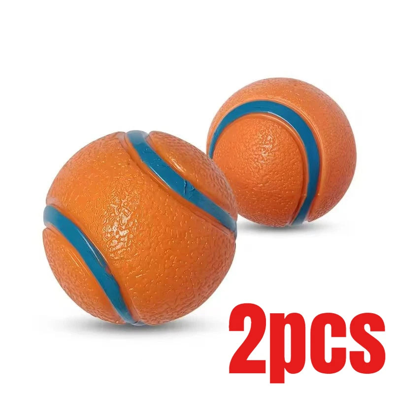 Dog Toy Ball Dog Fetch Ball Toy Tough Pet Ball Puppy Chew Toy Solid Elastic Jumping Ball Pet Accessories For Large Medium Small