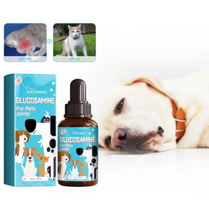 Dog Joint Glucosamine Drop Joint Hip Relief Joint Care Supplement Arthritis Deformities Repair Condition Bone Pet Body Care Drop